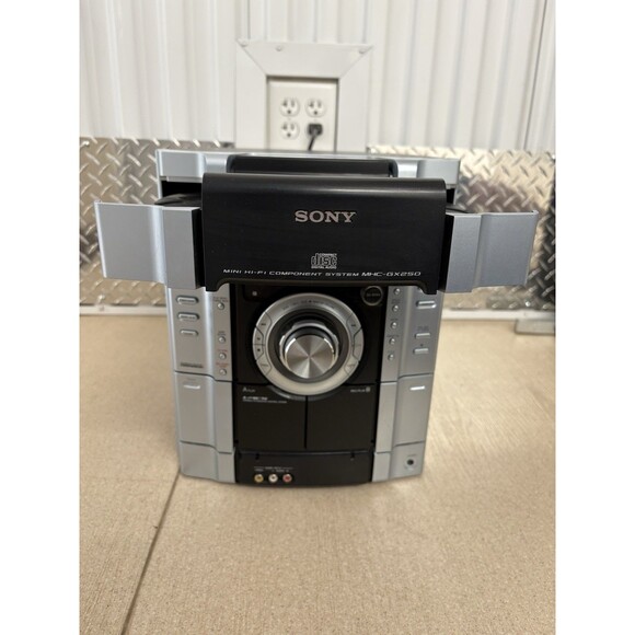 Sony MHC-GX250 Mini Hi-Fi Component Shelf Stereo System Radio CD Player Cassette - Picture 5 of 16